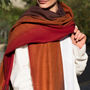 Personalised Twist Hem Ombre Scarf, thumbnail 2 of 7