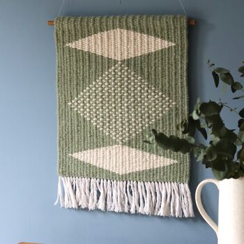 Handwoven Diamond Artwork, 2 of 5