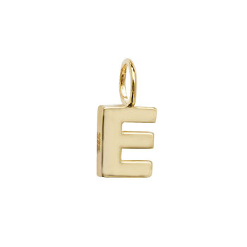 Yellow Gold Initial Pendant, 5 of 12