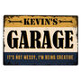 Personalised Garage Shed Man Metal Sign For Him, thumbnail 5 of 5