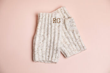 Personalised Embroidered Knitted Hand Warmers, 4 of 10