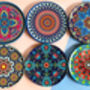 Set Of Six Mediterranean Design Drink Coasters | Gifts, thumbnail 6 of 12
