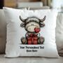 Personalised Whimsical Valentine Anniversary Love Animals Cushion, thumbnail 4 of 11
