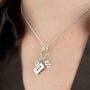 Personalised Silver Eternity Charm Collector Necklace, thumbnail 1 of 11