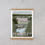 Pemberley Vintage Style Travel Poster, thumbnail 3 of 3