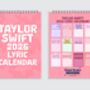 Taylor Swift 2026 Lyric Calendar, thumbnail 2 of 8