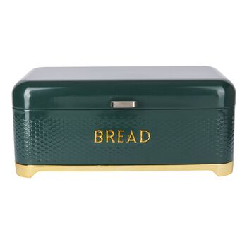 Hex Bread Bin Green, White, Silver, Blue Or Clay, 5 of 10