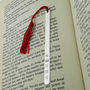 Personalised Delicate Silver Mothers Day Bookmark, thumbnail 2 of 8