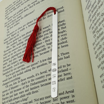 Personalised Delicate Silver Mothers Day Bookmark, 2 of 8