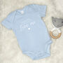 Auntie And Uncle Love Me Personalised Babygrow, thumbnail 2 of 8