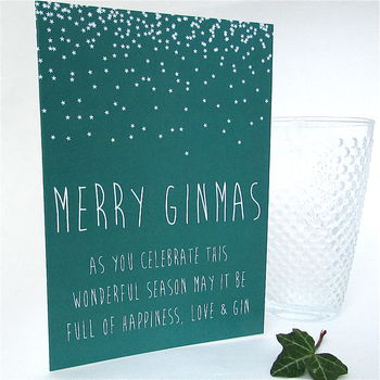 Gin Friend Christmas Card, 3 of 4