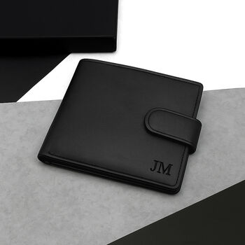 Personalised Men's Rfid Leather Photo Bifold Wallet, 3 of 7