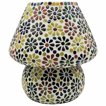 Mosaic Glass Table Lamp Beautifully Hand Made, 7 of 8