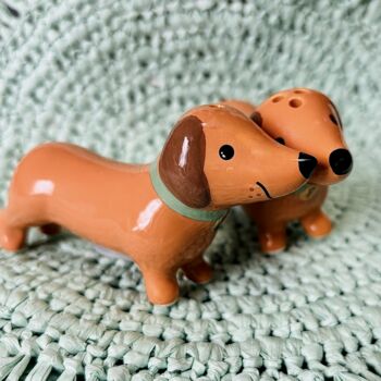 Dachshund Salt And Pepper Shakers, 2 of 4