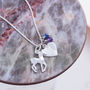 Initial And Horse Charm Necklace, thumbnail 6 of 12