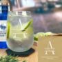 Personalised Gin Glass W/ Coaster Vintage Style Set, thumbnail 4 of 12