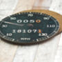 Personalised Black Speedometer Coaster, thumbnail 3 of 4