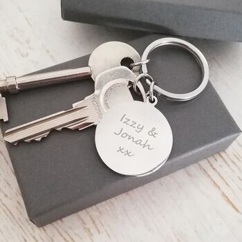 Engraved Circle Keyring, This Mummy Belongs To, 5 of 6