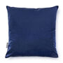Luxury Super Soft Velvet Cushion Royal Blue, thumbnail 1 of 5