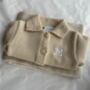 Personalised Beige Knitted Cardigan, thumbnail 7 of 7