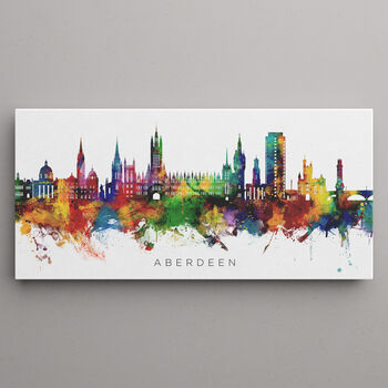 Aberdeen Cityscape Skyline Print, 6 of 12