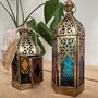 Moroccan Style Gold Glass Lantern T Light Holder, thumbnail 12 of 12