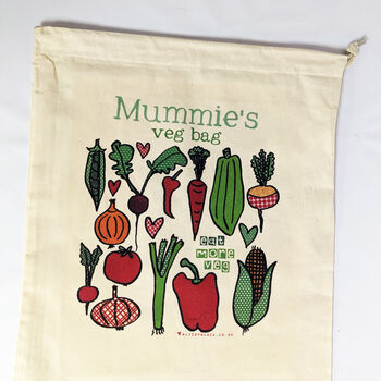 Personalised Reusable Cotton Produce Bag, 7 of 10