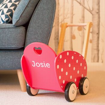 wooden dolls prams for toddlers