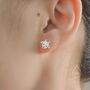 Sterling Silver Mismatched Baby Goat And Sheep Stud Earrings, thumbnail 2 of 12