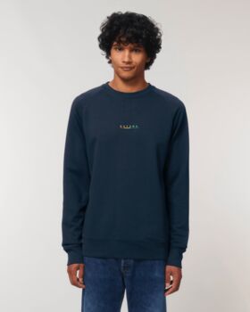 Custom Flag Organic Cotton Men’s Sweatshirt, 5 of 11