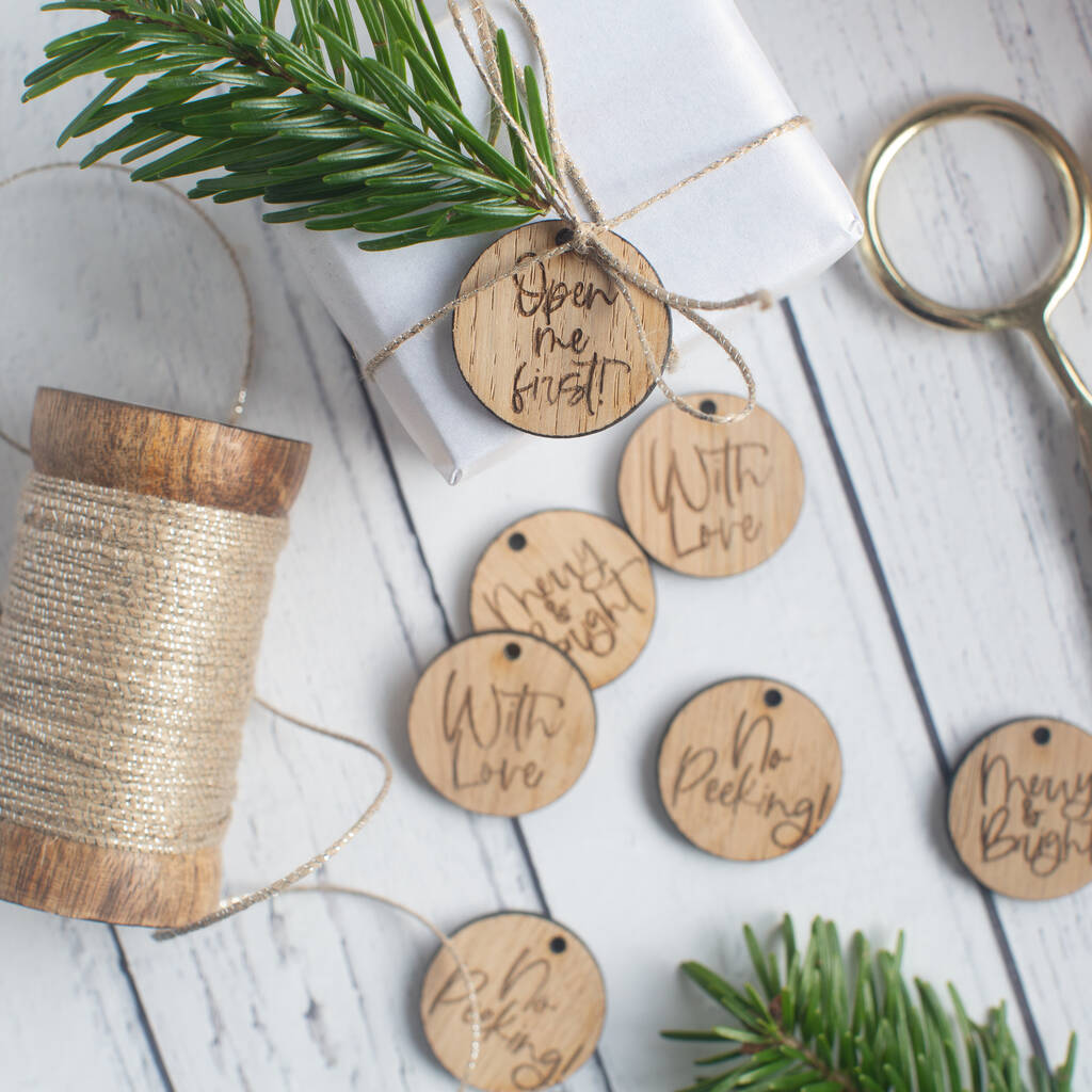 Mixed Wooden Gift Tags
