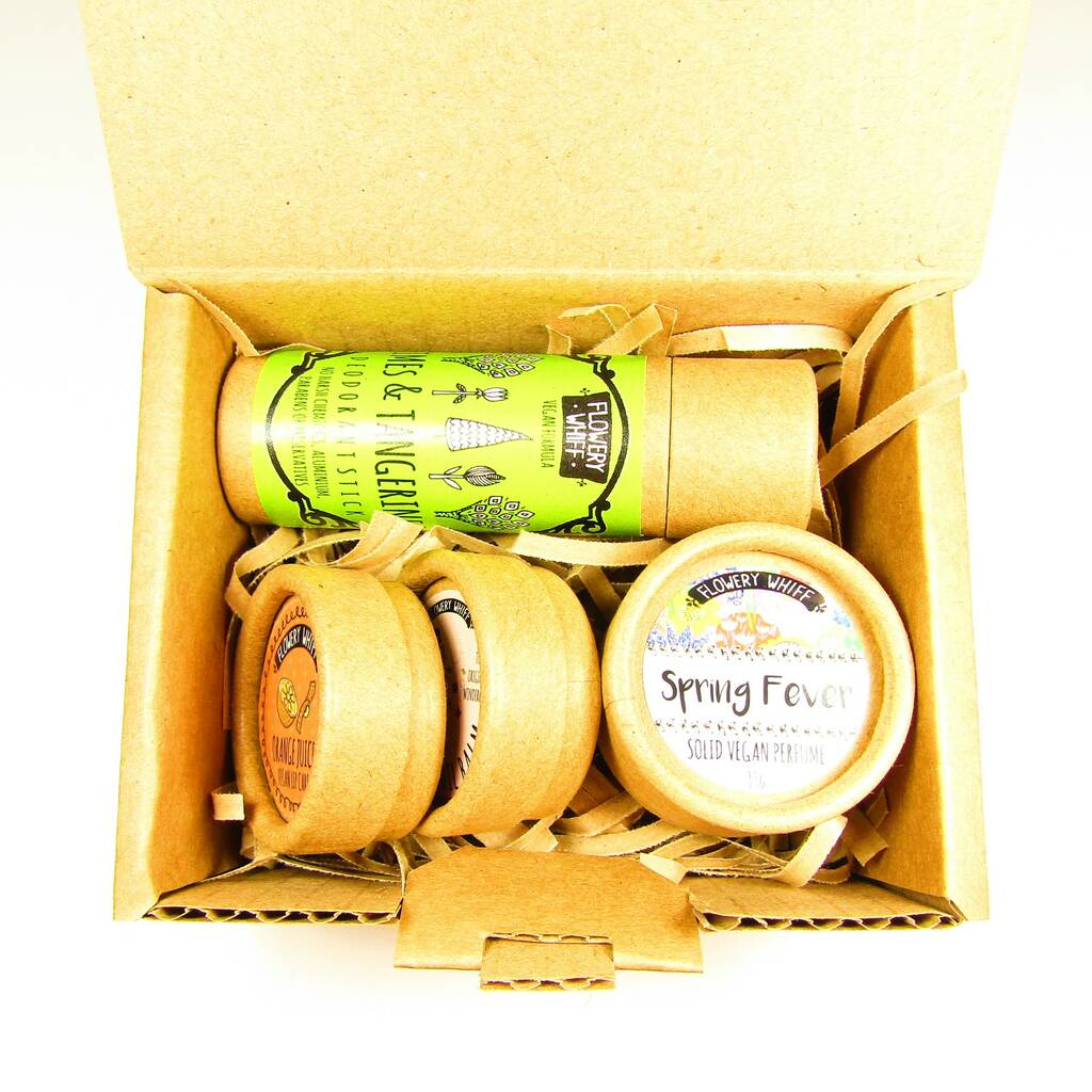 Vegan Skincare Spring Edition Gift Box By Flowery Whiff