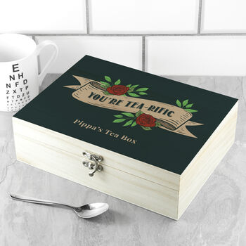 Personalised Tea Rific Filled Tea Box, 4 of 6