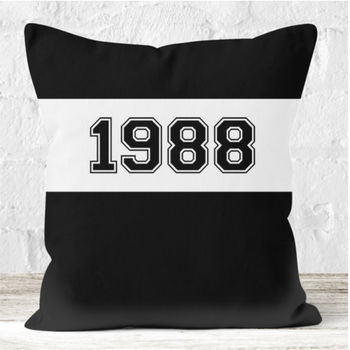 Personalised Year Cushion, 3 of 5