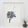 Tree Of Grouse Screen Print, thumbnail 1 of 3