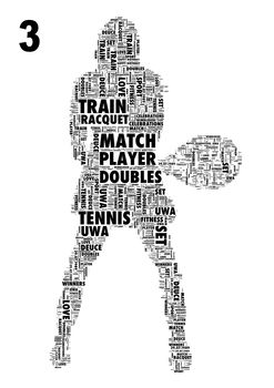 Tennis Player Personalised Print, 4 of 4
