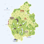 Map Of Cumbria And The Lake District Print, thumbnail 2 of 2