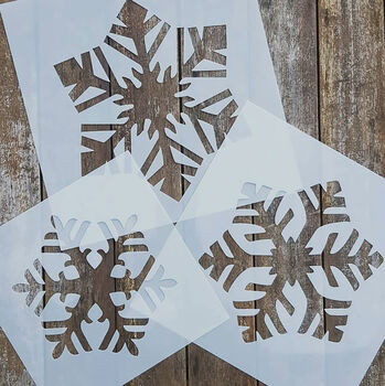 Christmas Snowflake Stencil For Diy Projects, 2 of 4