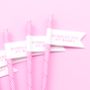 Pink Paper Straws Hen Party Drinkware, thumbnail 1 of 5