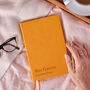 Teaching Notes Vegan Leather Personalised Notebook, thumbnail 1 of 11