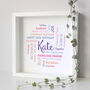 Personalised Word Art Gift For Her, thumbnail 1 of 11