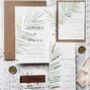 Philippa Handmade Paper Wedding Invitation, thumbnail 1 of 4
