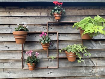 Copper Plant Pot Wall Frame, 7 of 7