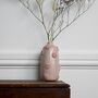 Handmade Ceramic Piped Vase In Pink, thumbnail 4 of 4