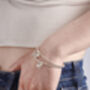 Personalised Sterling Silver Ferret 3D Charm Bracelet, thumbnail 5 of 5