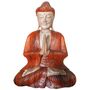 Large Hand Carved Buddha Statue Greetings, thumbnail 1 of 5