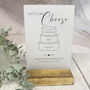 Classic Personalised Cheese Sign Opaque, thumbnail 5 of 6
