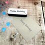 Elegant Birthday Rubber Stamp For Crafting Projects, thumbnail 4 of 5
