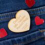 Personalised Valentines Heart Pocket Hug Token, thumbnail 1 of 2
