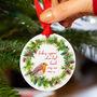 'Robins Appear' Remembrance Christmas Decoration, thumbnail 1 of 6